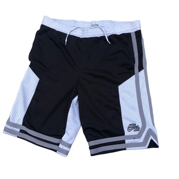 Vintage Nike Shorts Medium Black/White - Picture 6 of 10